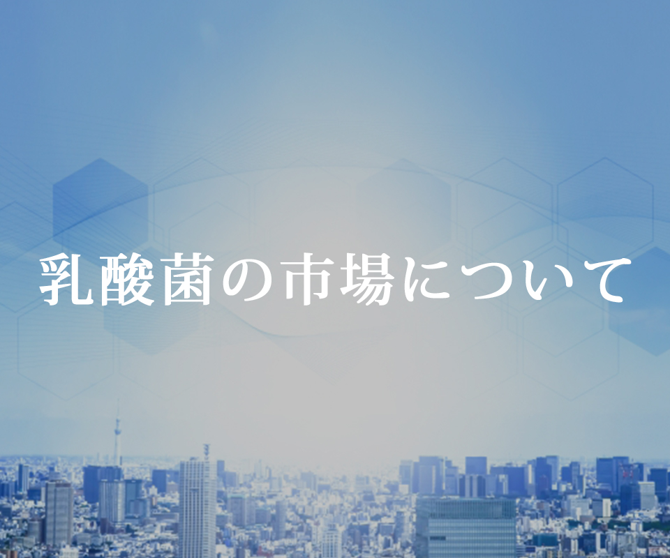 乳酸菌の市場について